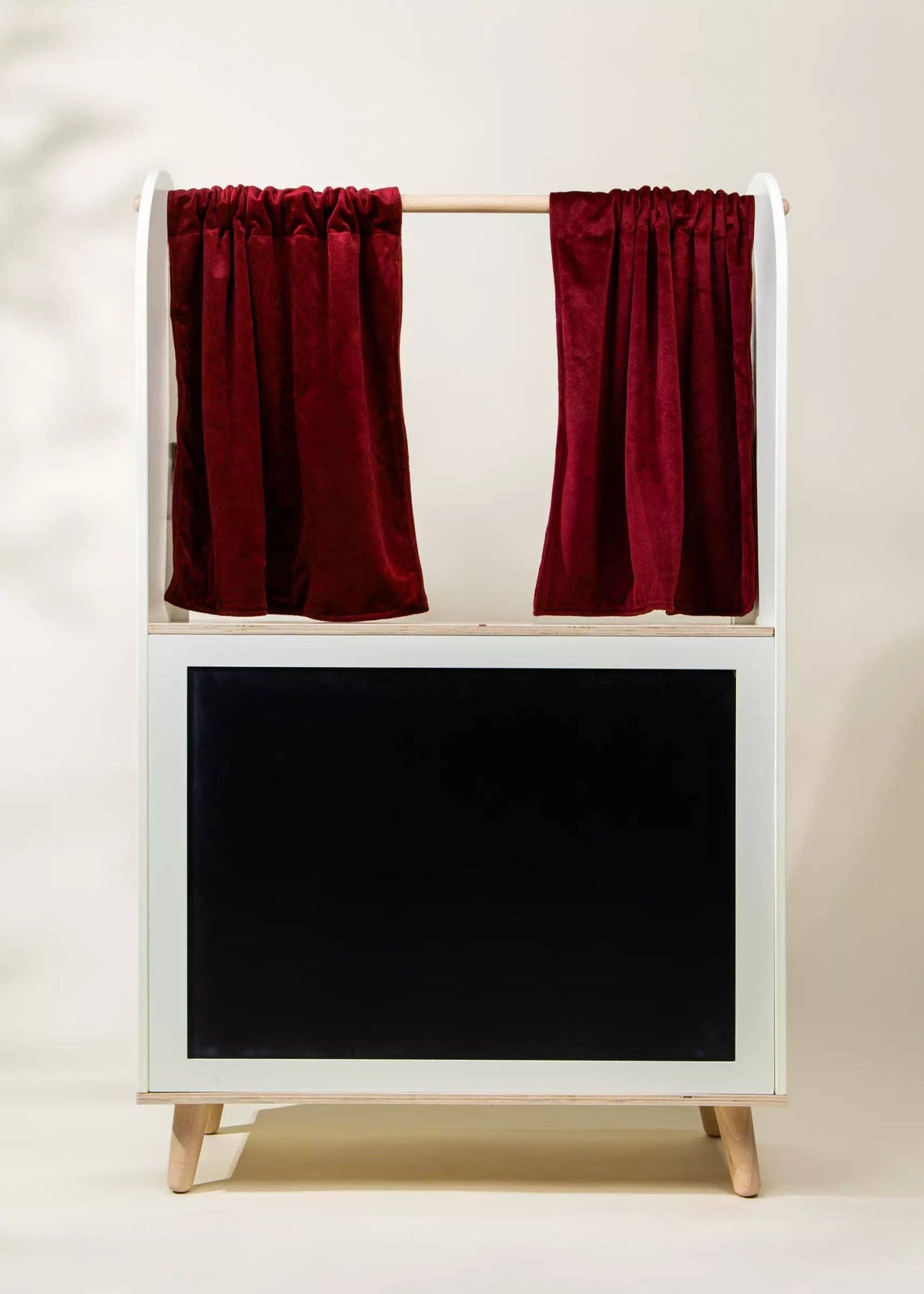Wooden Play Market & Theater Stand