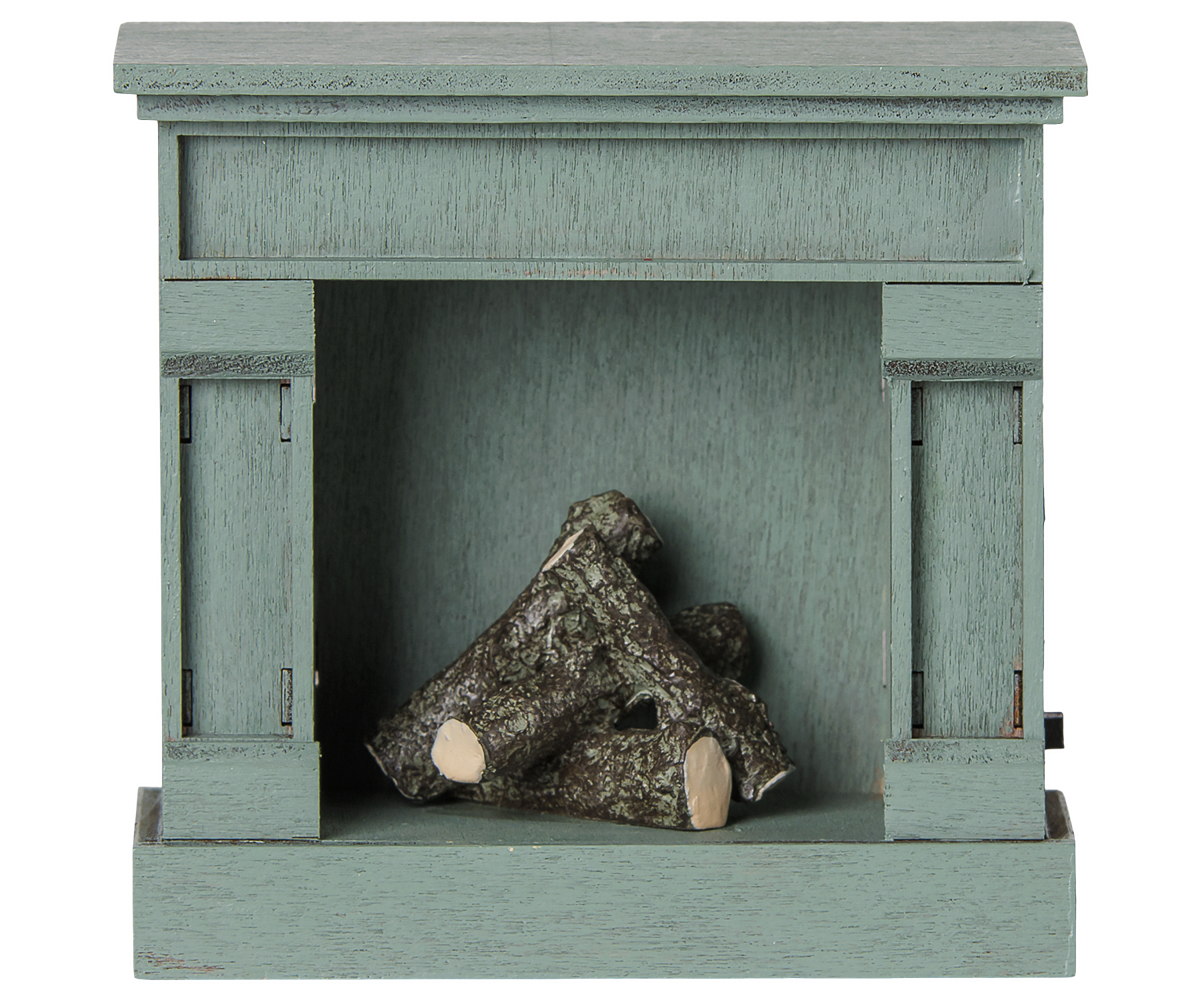 Fireplace, Mouse - Blue