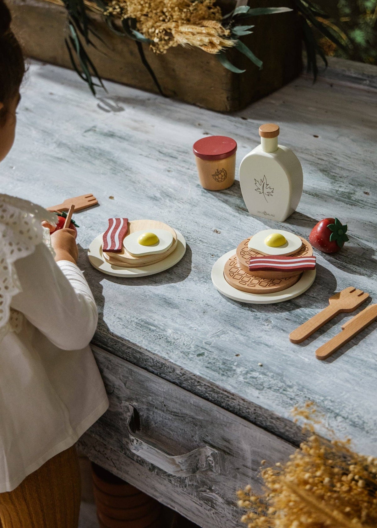 Wooden Brunch Playset