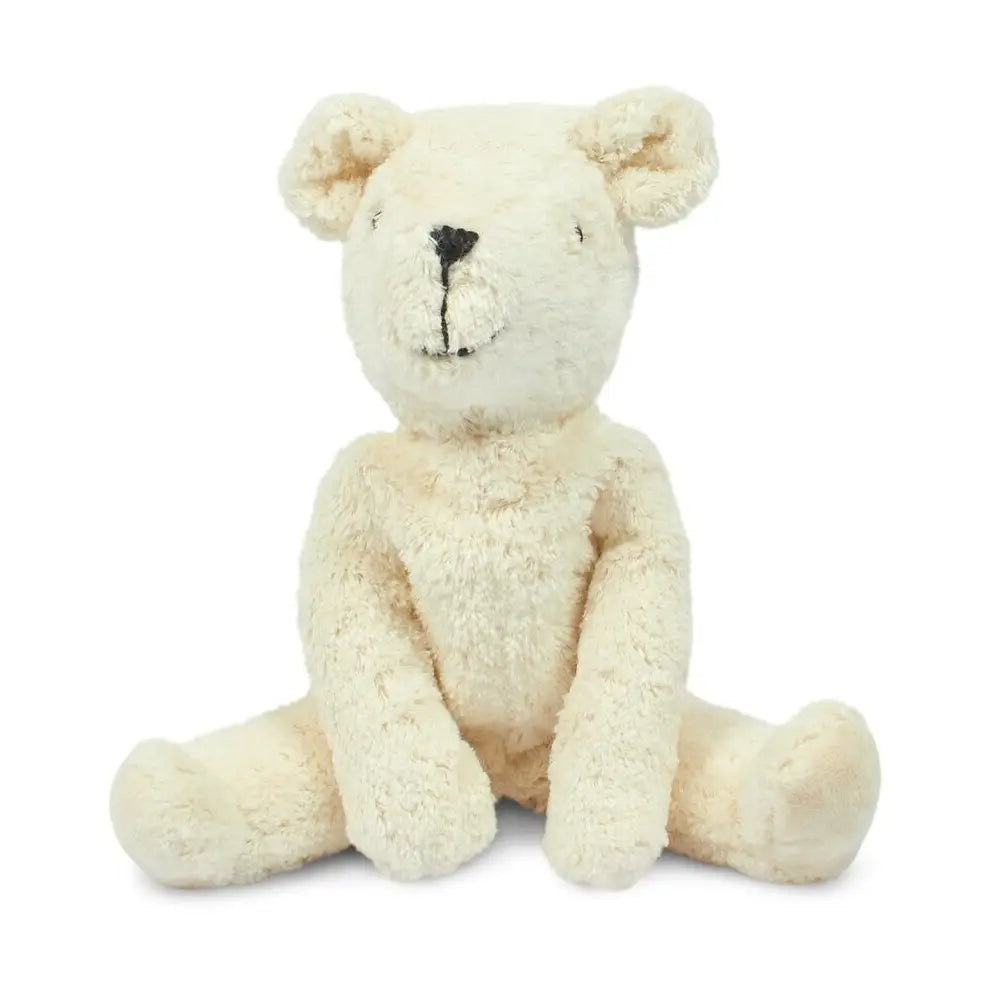 Floppy Animal Bear, Small | White
