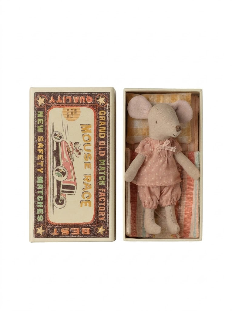 Big sister mouse in matchbox