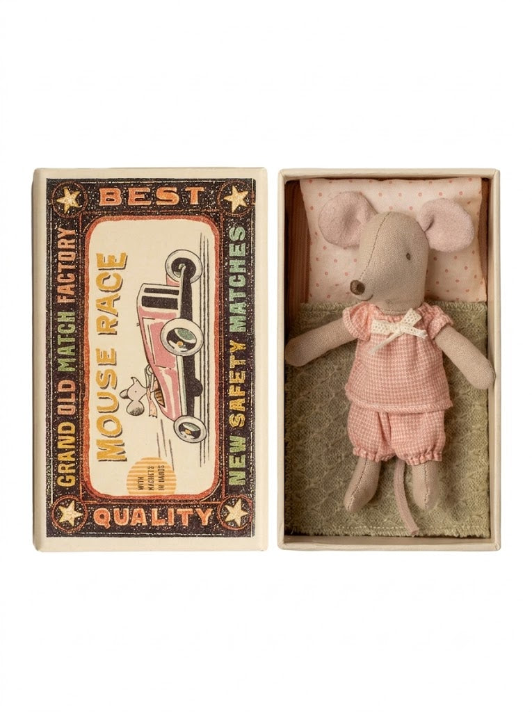 Little Sister Mouse in Matchbox
