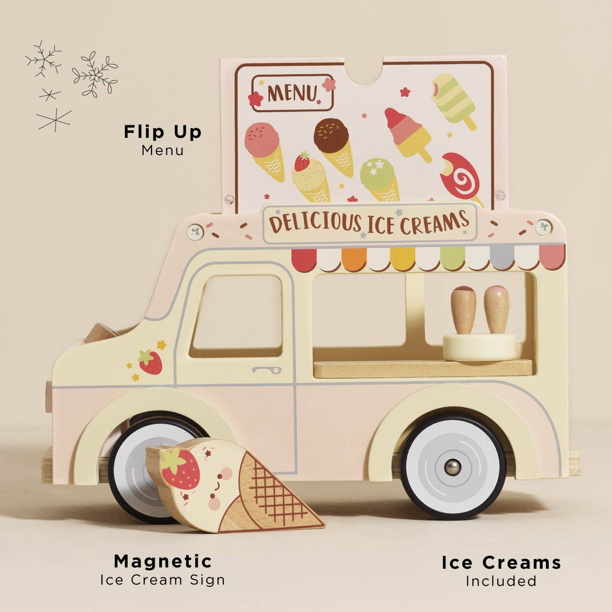 Wooden Ice Cream Van
