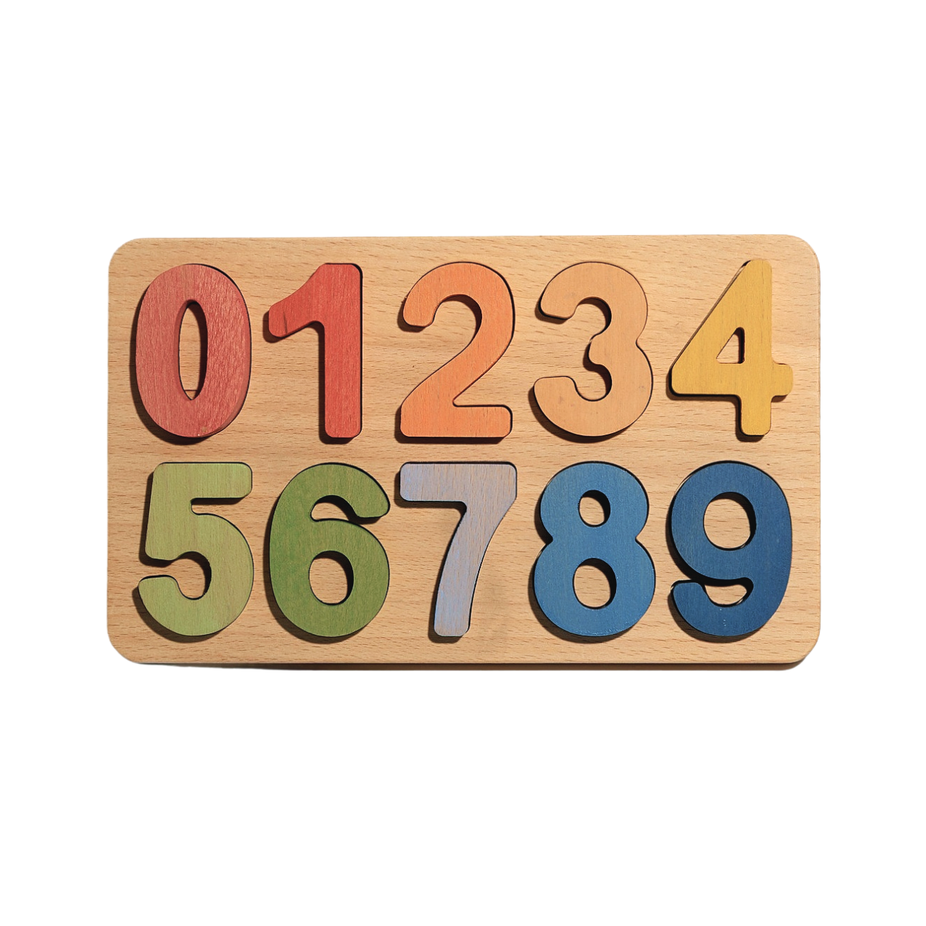 Wooden Numbers Puzzle