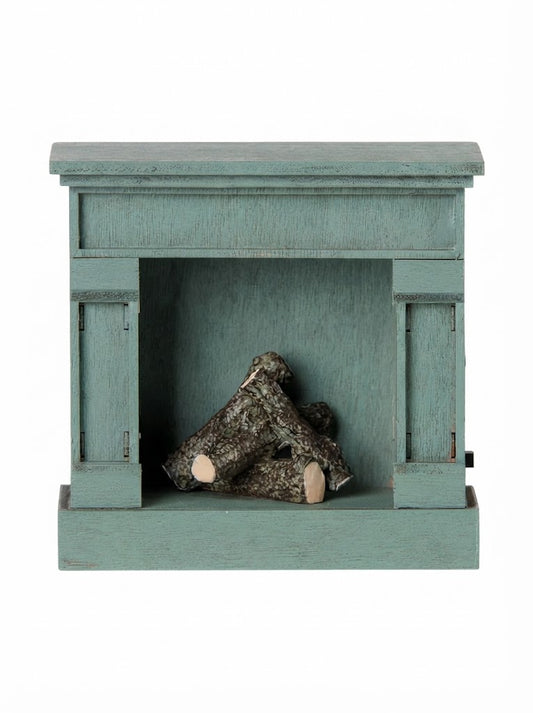 Fireplace, Mouse - Blue