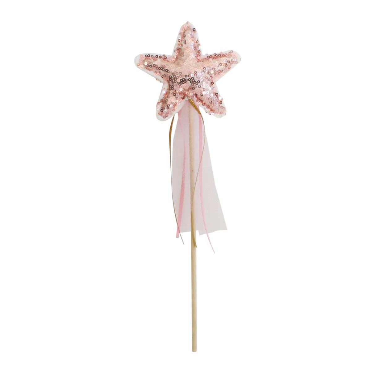 Star Wand Sequin Rose Gold