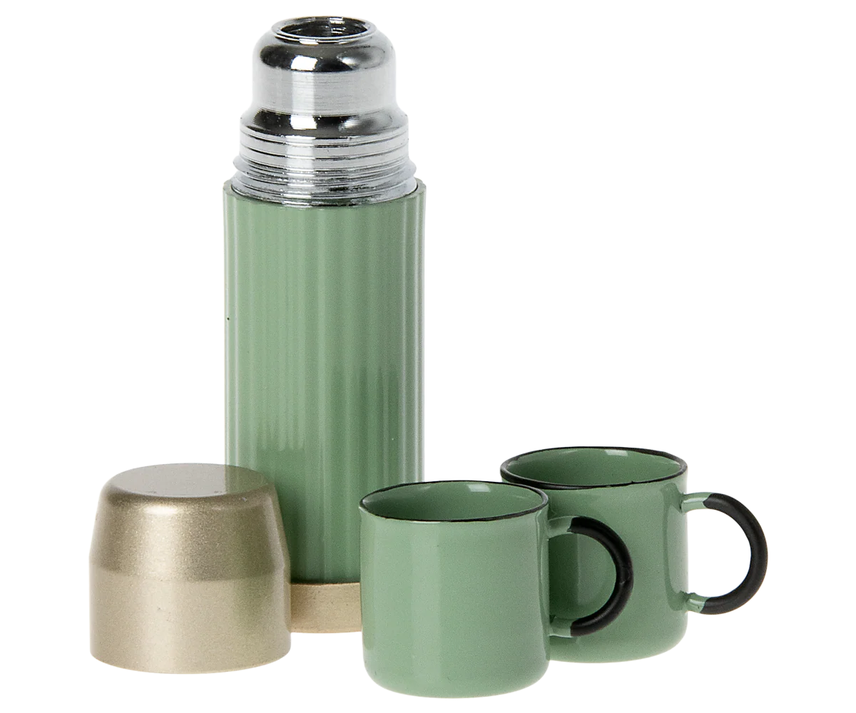 Thermos and cups, Mouse - Mint