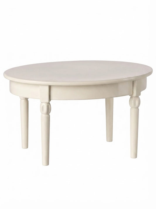 Vintage dining table, Mouse - Off white